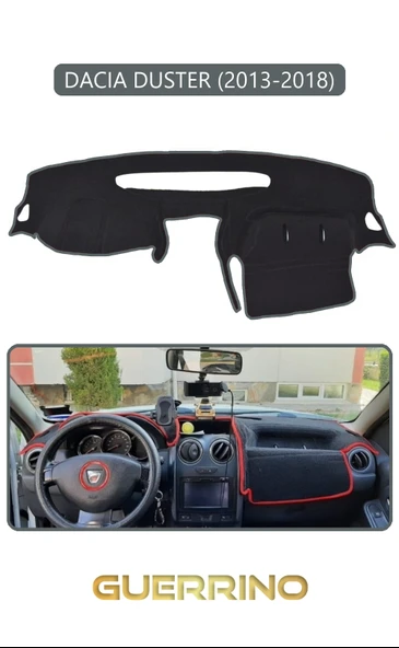 NEYA  DACIA DUSTER 2013-2018TORPİDO KORUMA HALISI GRİ KENAR ürün görseli 1