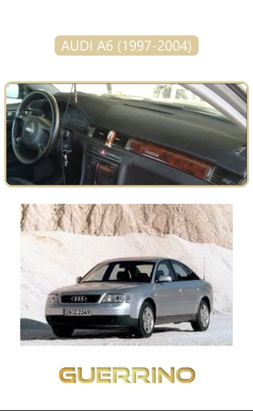 NEYA  AUDI A6 (1997-2004)TORPİDO KORUMA HALISI BEJ KENAR ürün görseli 1