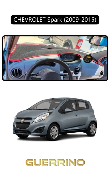 NEYA  CHEVROLET Spark (2009-2015), Ravon R2,TORPİDO KORUMA HALISI SİYAH KENAR ürün görseli 1
