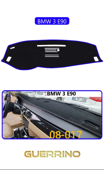 NEYA  BMW 3 E90TORPİDO KORUMA HALISI MAVİ KENAR ürün görseli 1