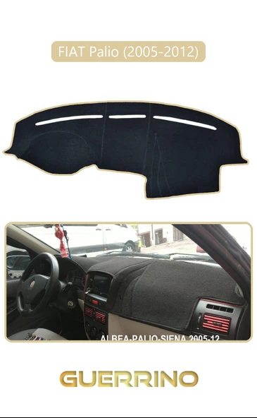 NEYA  FIAT Palio 2005-2012 Modellerine UygunTORPİDO KORUMA HALISI BEJ KENAR - 1
