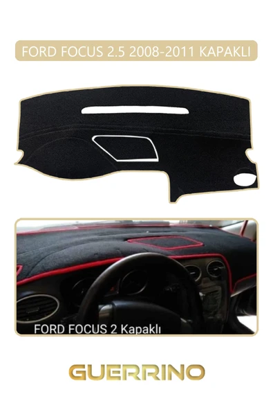 NEYA  FORD Focus 2,5 (2008-2011) kapaklıTORPİDO KORUMA HALISI BEJ KENAR ürün görseli 1