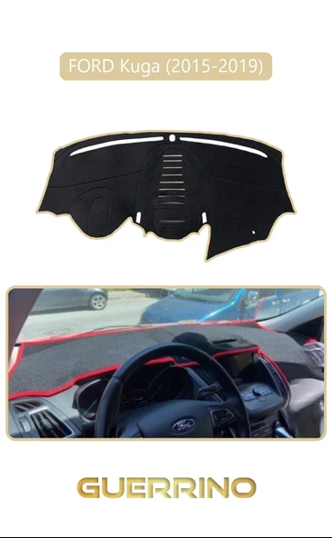 NEYA  FORD Kuga (2015-2019)TORPİDO KORUMA HALISI BEJ KENAR ürün görseli 1