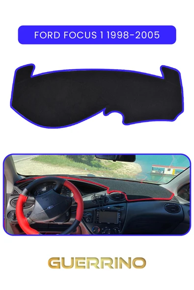NEYA  FORD Focus 1 (1998-2005)TORPİDO KORUMA HALISI MAVİ KENAR ürün görseli 1