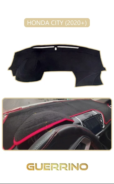 NEYA  HONDA CITY 2020+TORPİDO KORUMA HALISI BEJ KENAR ürün görseli 1