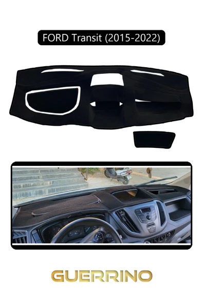 NEYA  FORD Transit (2015-2022)TORPİDO KORUMA HALISI SİYAH KENAR ürün görseli 1