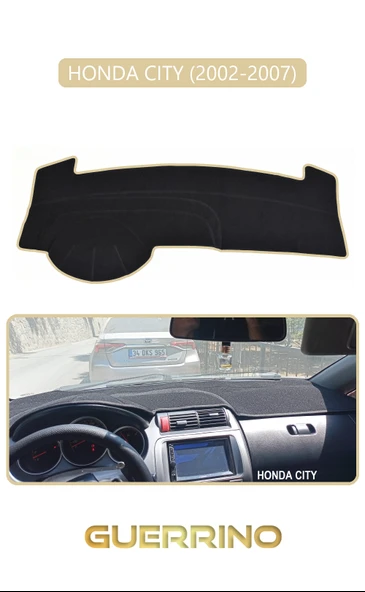 NEYA  HONDA CITY 2002-2007TORPİDO KORUMA HALISI BEJ KENAR ürün görseli 1