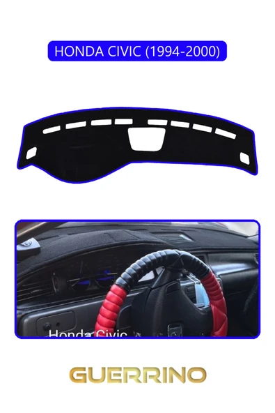 NEYA  HONDA CIVIC 1994-2000TORPİDO KORUMA HALISI MAVİ KENAR ürün görseli 1