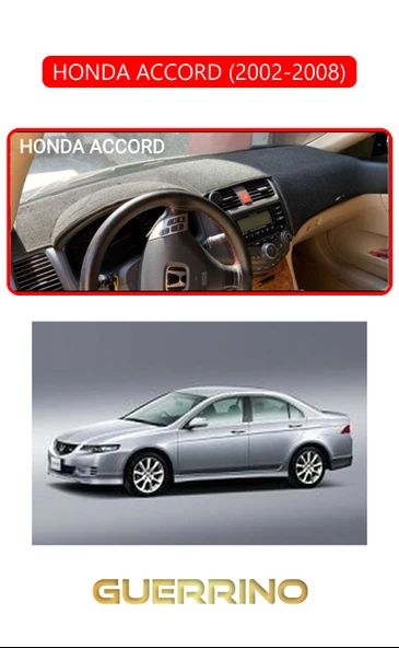 NEYA  HONDA ACCORD 2002-2008TORPİDO KORUMA HALISI KIRMIZI KENAR ürün görseli 1