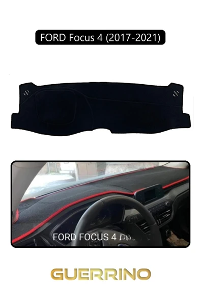 NEYA  FORD Focus 4 (2017-2021)TORPİDO KORUMA HALISI SİYAH KENAR ürün görseli 1