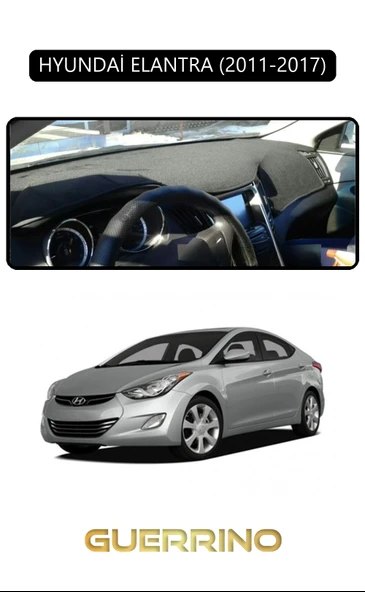 NEYA  HYUNDAİ ELANTRA 2011-2017TORPİDO KORUMA HALISI SİYAH KENAR