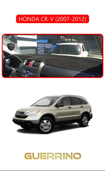 NEYA  HONDA CR-V 2007-2012TORPİDO KORUMA HALISI KIRMIZI KENAR