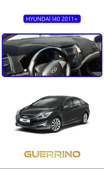 NEYA  HYUNDAİ İ40 2011+ (i30 )TORPİDO KORUMA HALISI MAVİ KENAR