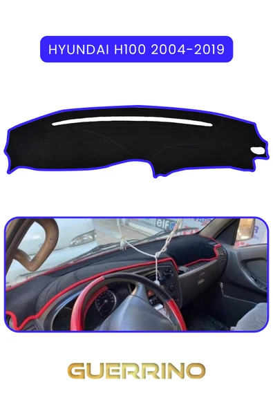 NEYA  HYUNDAİ H100 2004-2019TORPİDO KORUMA HALISI MAVİ KENAR ürün görseli 1