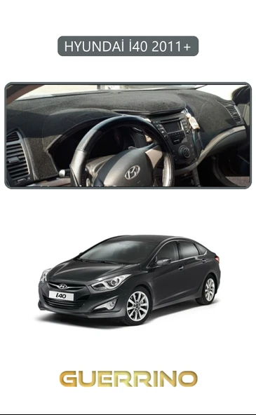 NEYA  HYUNDAİ İ40 2011+ (i30 )TORPİDO KORUMA HALISI GRİ KENAR ürün görseli 1