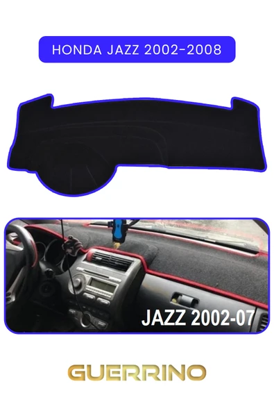 NEYA  HONDA JAZZ 2002-2008TORPİDO KORUMA HALISI MAVİ KENAR - 1