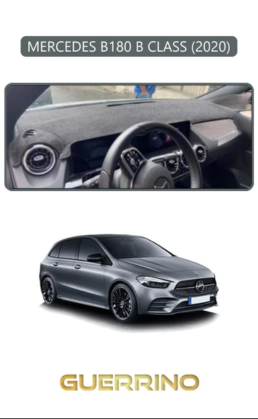 NEYA  MERCEDES B180 B CLASS 2020TORPİDO KORUMA HALISI GRİ KENAR