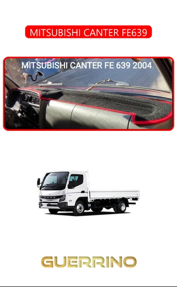 NEYA  MITSUBISHI CANTER FE639TORPİDO KORUMA HALISI KIRMIZI KENAR ürün görseli 1