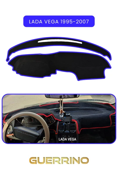 NEYA  LADA VEGA 1995-2007TORPİDO KORUMA HALISI MAVİ KENAR ürün görseli 1