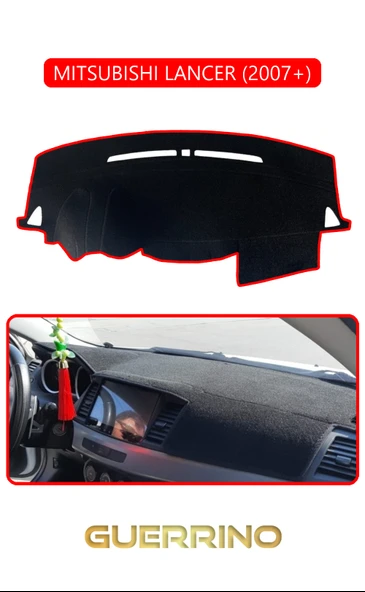 NEYA  MITSUBISHI LANCER 2007+TORPİDO KORUMA HALISI KIRMIZI KENAR ürün görseli 1