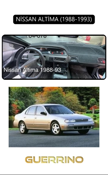 NEYA  NİSSAN ALTİMA 1988-1993TORPİDO KORUMA HALISI SİYAH KENAR ürün görseli 1