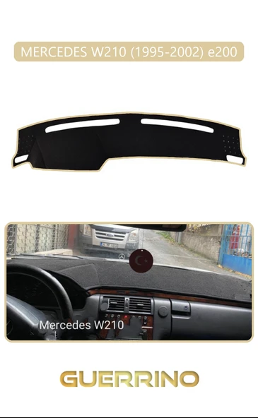 NEYA  MERCEDES W210 1995-2002 e200TORPİDO KORUMA HALISI BEJ KENAR ürün görseli 1