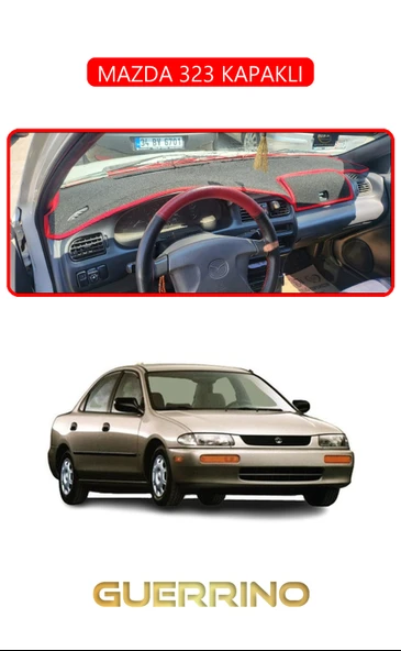 NEYA  MAZDA 323 KAPAKLITORPİDO KORUMA HALISI KIRMIZI KENAR ürün görseli 1
