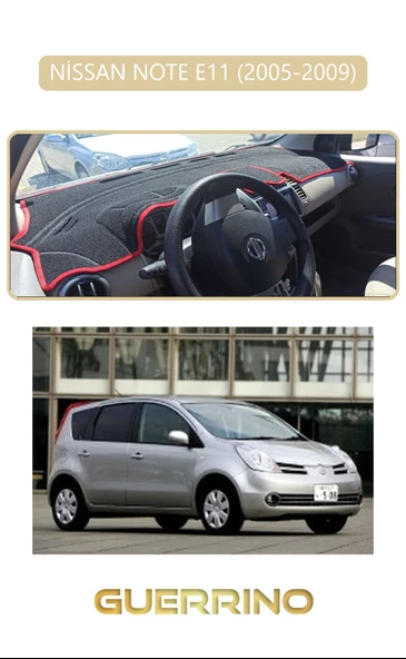 NEYA  NİSSAN NOTE E11 2005-2009TORPİDO KORUMA HALISI BEJ KENAR ürün görseli 1