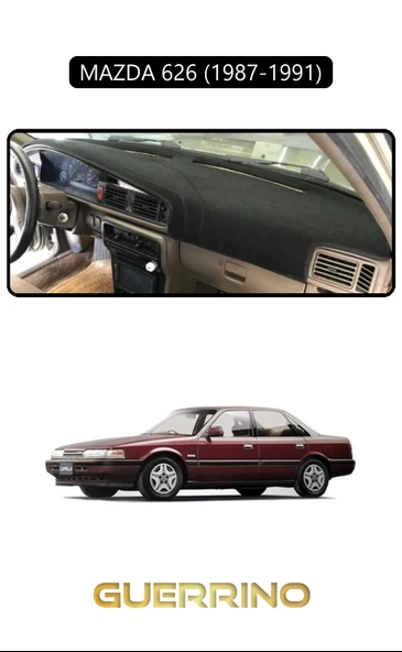 NEYA  MAZDA 626 1987-1991TORPİDO KORUMA HALISI SİYAH KENAR