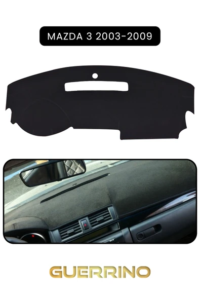 NEYA  MAZDA 3 2003-2009TORPİDO KORUMA HALISI SİYAH KENAR ürün görseli 1