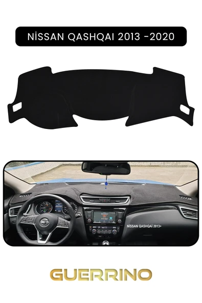 NEYA  NİSSAN QASHQAI 2013 -2020TORPİDO KORUMA HALISI SİYAH KENAR ürün görseli 1