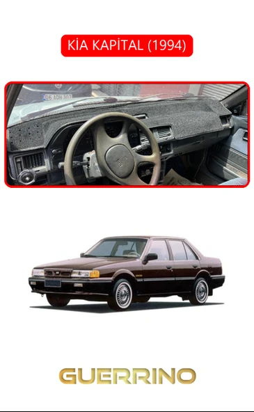 NEYA  KİA KAPİTAL 1994TORPİDO KORUMA HALISI KIRMIZI KENAR ürün görseli 1