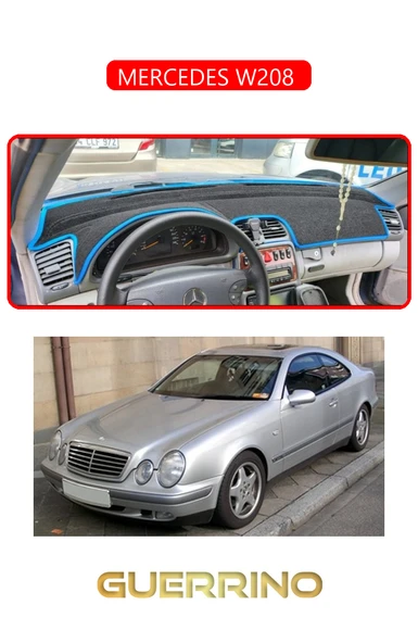 NEYA  MERCEDES W208 TORPİDO KORUMA HALISI KIRMIZI KENAR ürün görseli 1