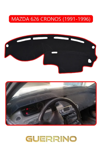 NEYA  MAZDA 626 CRONOS 1991-1996TORPİDO KORUMA HALISI KIRMIZI KENAR ürün görseli 1