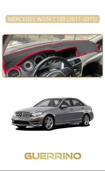 NEYA  MERCEDES W204 C180 2011-2015TORPİDO KORUMA HALISI BEJ KENAR - 1