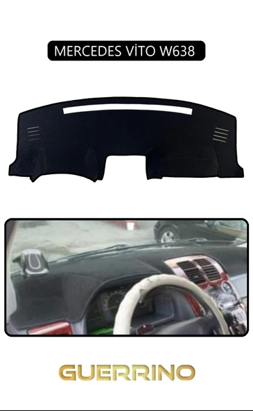 NEYA  MERCEDES VİTO W638 TORPİDO KORUMA HALISI SİYAH KENAR ürün görseli 1