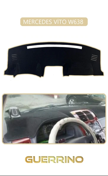 NEYA  MERCEDES VİTO W638 TORPİDO KORUMA HALISI BEJ KENAR ürün görseli 1