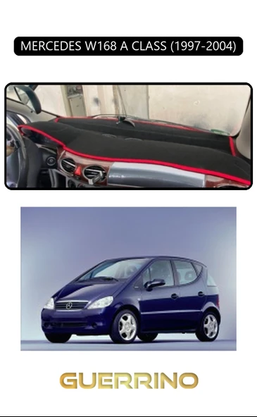 NEYA  MERCEDES W168 A CLASS 1997-2004TORPİDO KORUMA HALISI SİYAH KENAR ürün görseli 1