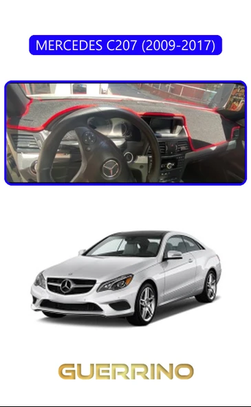 NEYA  MERCEDES C207 2009-2017TORPİDO KORUMA HALISI MAVİ KENAR