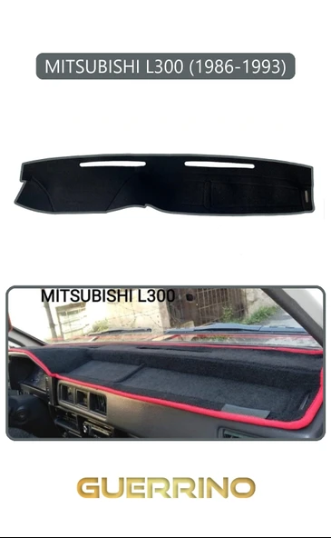 NEYA  MITSUBISHI L300 1986-1993TORPİDO KORUMA HALISI GRİ KENAR ürün görseli 1