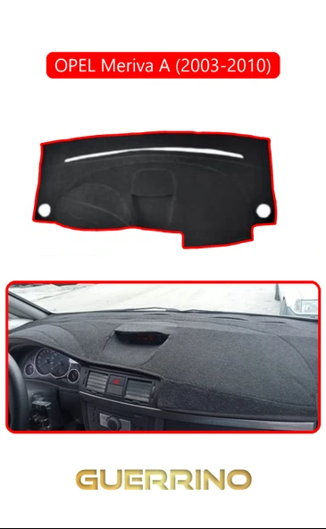 NEYA  OPEL Meriva A (2003-2010)TORPİDO KORUMA HALISI KIRMIZI KENAR ürün görseli 1