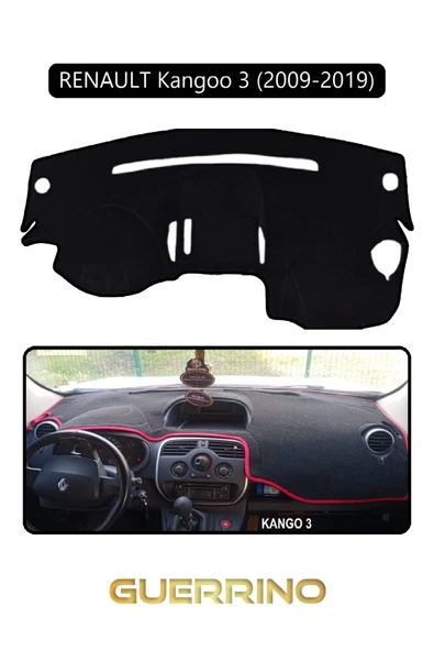 NEYA  RENAULT Kangoo 3 (2007–now)TORPİDO KORUMA HALISI SİYAH KENAR ürün görseli 1