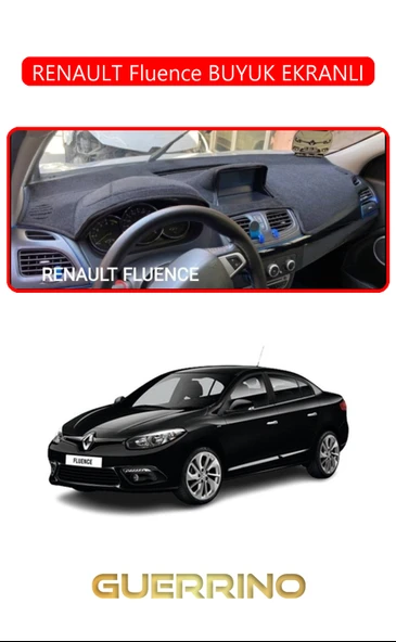 NEYA  RENAULT Fluence BUYUK EKRANLITORPİDO KORUMA HALISI KIRMIZI KENAR ürün görseli 1