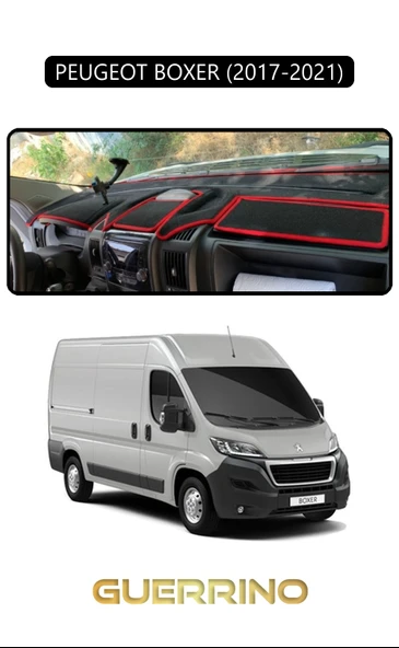 NEYA  PEUGEOT BOXER 2017 - 2021TORPİDO KORUMA HALISI SİYAH KENAR ürün görseli 1