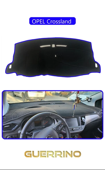 NEYA  OPEL Crossland TORPİDO KORUMA HALISI MAVİ KENAR ürün görseli 1