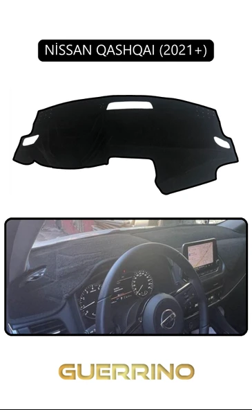 NEYA  NİSSAN QASHQAI 2021 +TORPİDO KORUMA HALISI SİYAH KENAR ürün görseli 1