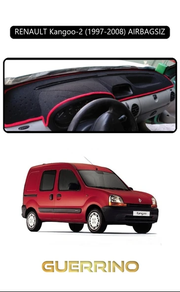 NEYA  RENAULT Kangoo-2 (1997-2008) AIRBAGSIZTORPİDO KORUMA HALISI SİYAH KENAR ürün görseli 1