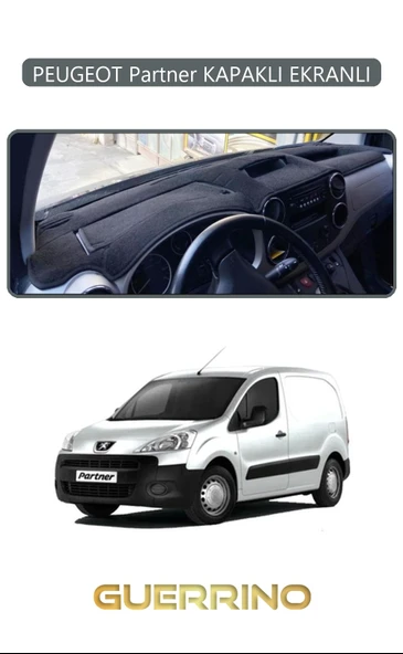 NEYA  PEUGEOT Partner KAPAKLI EKRANLITORPİDO KORUMA HALISI GRİ KENAR ürün görseli 1