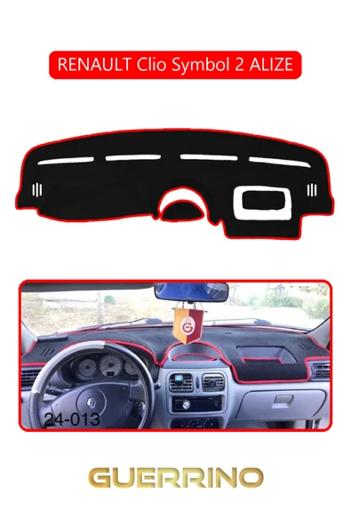NEYA  RENAULT Clio Symbol 2 ALIZETORPİDO KORUMA HALISI KIRMIZI KENAR