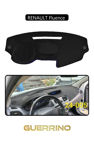 NEYA  RENAULT Fluence TORPİDO KORUMA HALISI SİYAH KENAR - 1